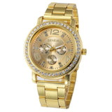 Steel Band Rose Watch