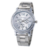 Steel Band Rose Watch