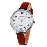 2018 Brand Faux Leather Watch