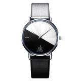 Shengke  Leather WristWatch