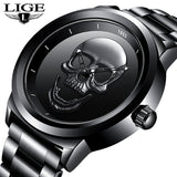Men 3D Skull Watch