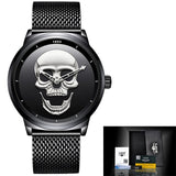 Men 3D Skull Watch