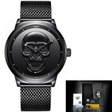 Men 3D Skull Watch