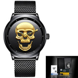 Men 3D Skull Watch