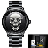 Men 3D Skull Watch