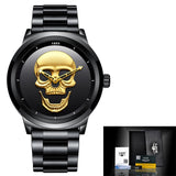 Men 3D Skull Watch