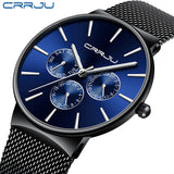 Ultra Thin Date Wrist Watch