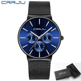 Ultra Thin Date Wrist Watch