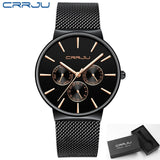 Ultra Thin Date Wrist Watch
