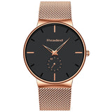 Mens Watches Top Brand Luxury Sport Watch Quartz Watch For Men Steel Slim Mesh Clock Waterproof Wristwatch Relogio Masculino