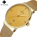 Top Brand Luxury Gold Business Men's Watch 50m Waterproof Male Clock Sports Watches Men Quartz Wrist Watch Relogio Masculino
