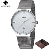 Top Brand Luxury Gold Business Men's Watch 50m Waterproof Male Clock Sports Watches Men Quartz Wrist Watch Relogio Masculino