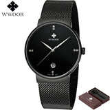 Top Brand Luxury Gold Business Men's Watch 50m Waterproof Male Clock Sports Watches Men Quartz Wrist Watch Relogio Masculino