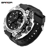 2019 Sanda Men's Watches Black Sports Watch