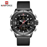 Men's Quartz LED Digital Clock