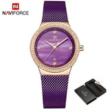 NAVIFORCE New Rose Gold Women Watch