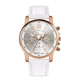 GENEVA Leather Quartz Watch