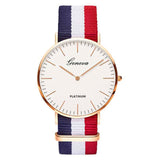 Nylon Strap Style Quartz Women Watch