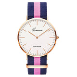Nylon Strap Style Quartz Women Watch