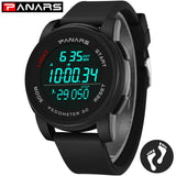 Men Sport Pedometer Watch