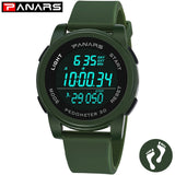 Men Sport Pedometer Watch