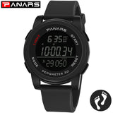 Men Sport Pedometer Watch