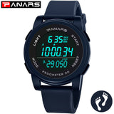 Men Sport Pedometer Watch